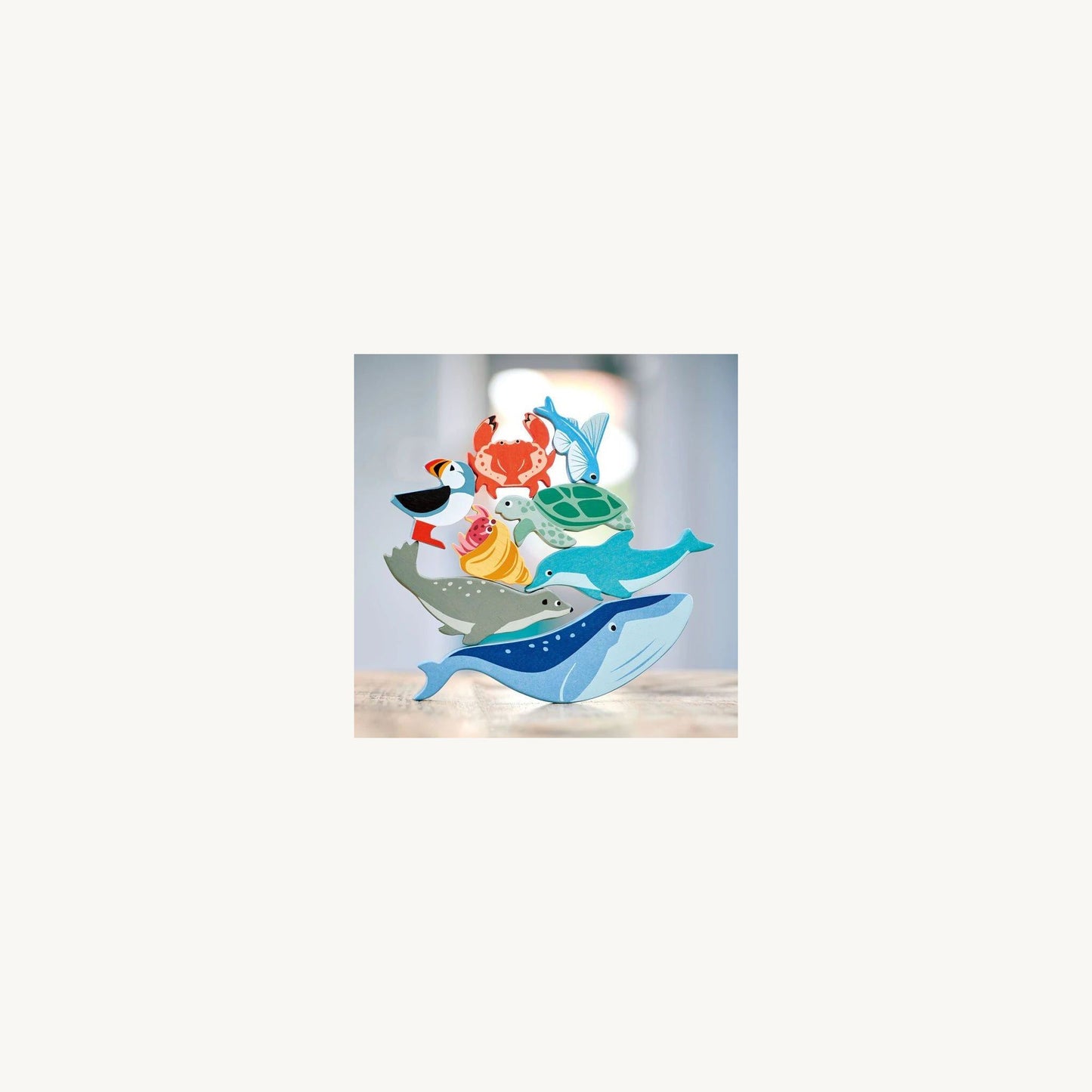 Tender Leaf Toys Coastal Animals Display Shelf Set | Aster & Ruby