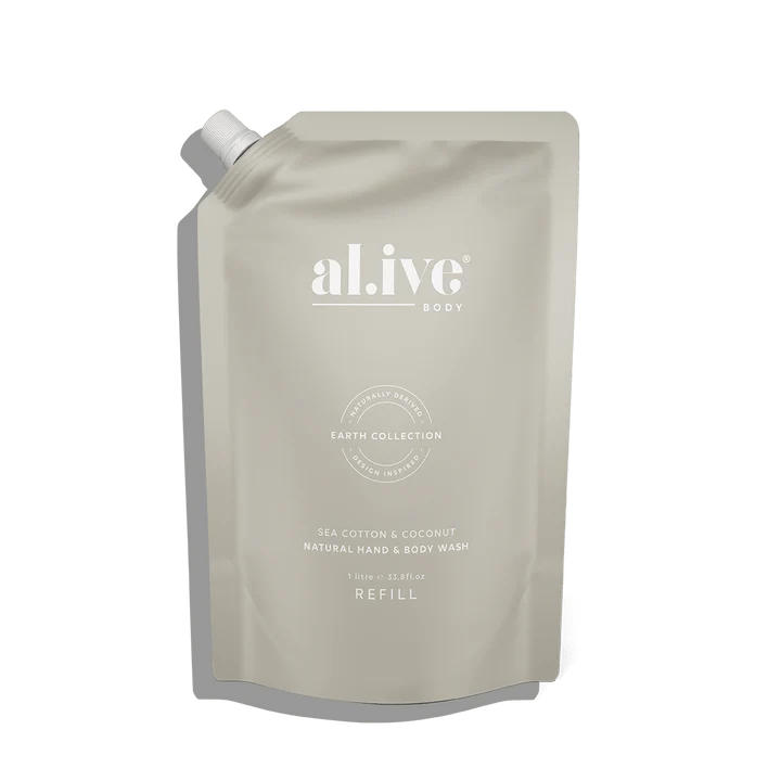 1L Wash Refill Sea Cotton & Coconut - Aster & Ruby