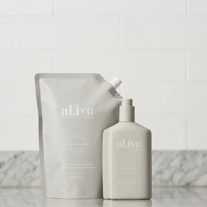 1L Wash Refill Sea Cotton & Coconut - Aster & Ruby