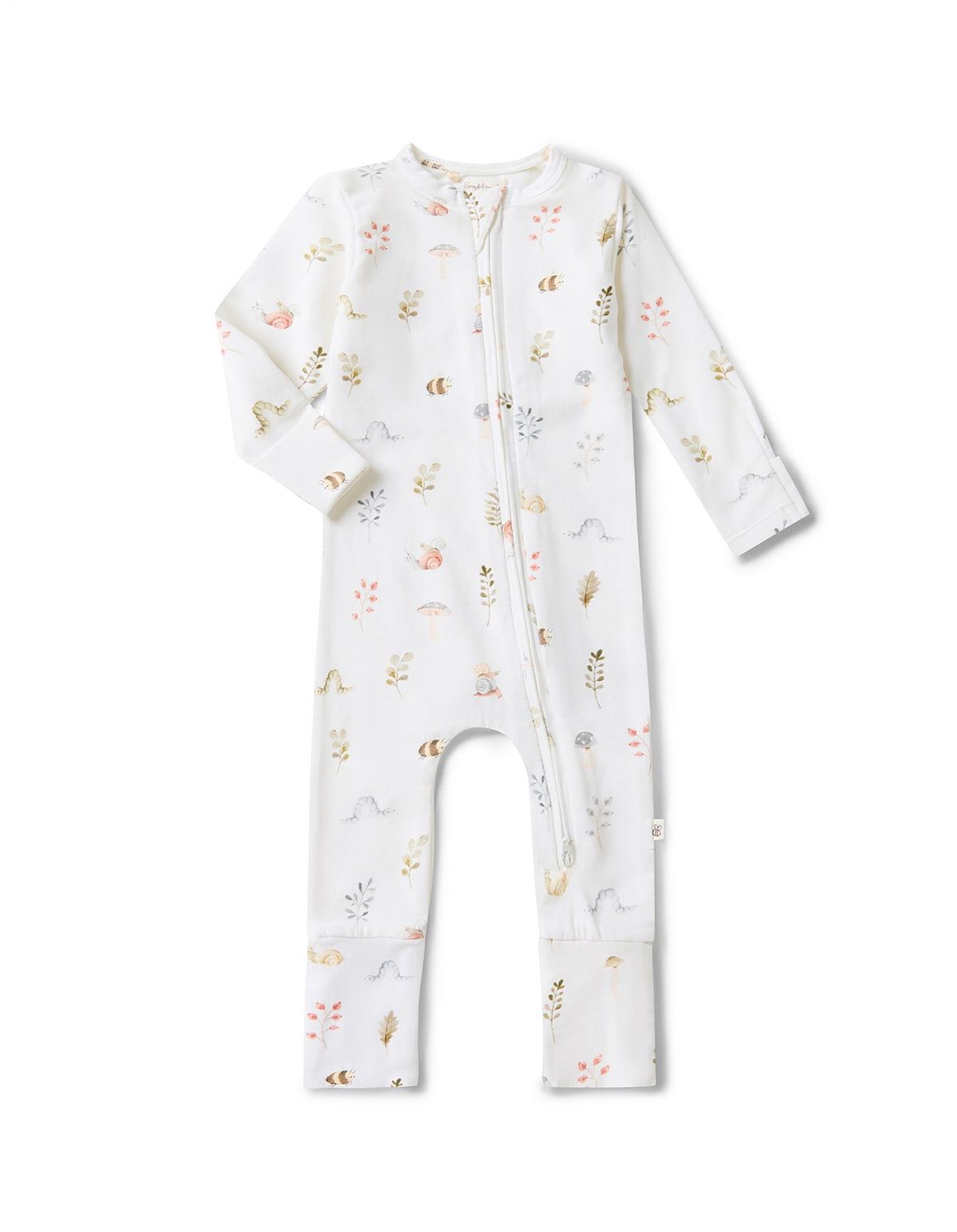Snuggle Hunny Kids Garden Friends Organic Snugglesuit Convertible Romper | Aster & Ruby