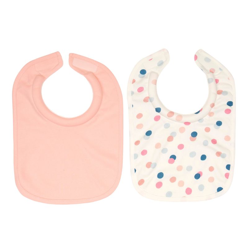 Roll Neck Bibs 2Pk - Confetti open