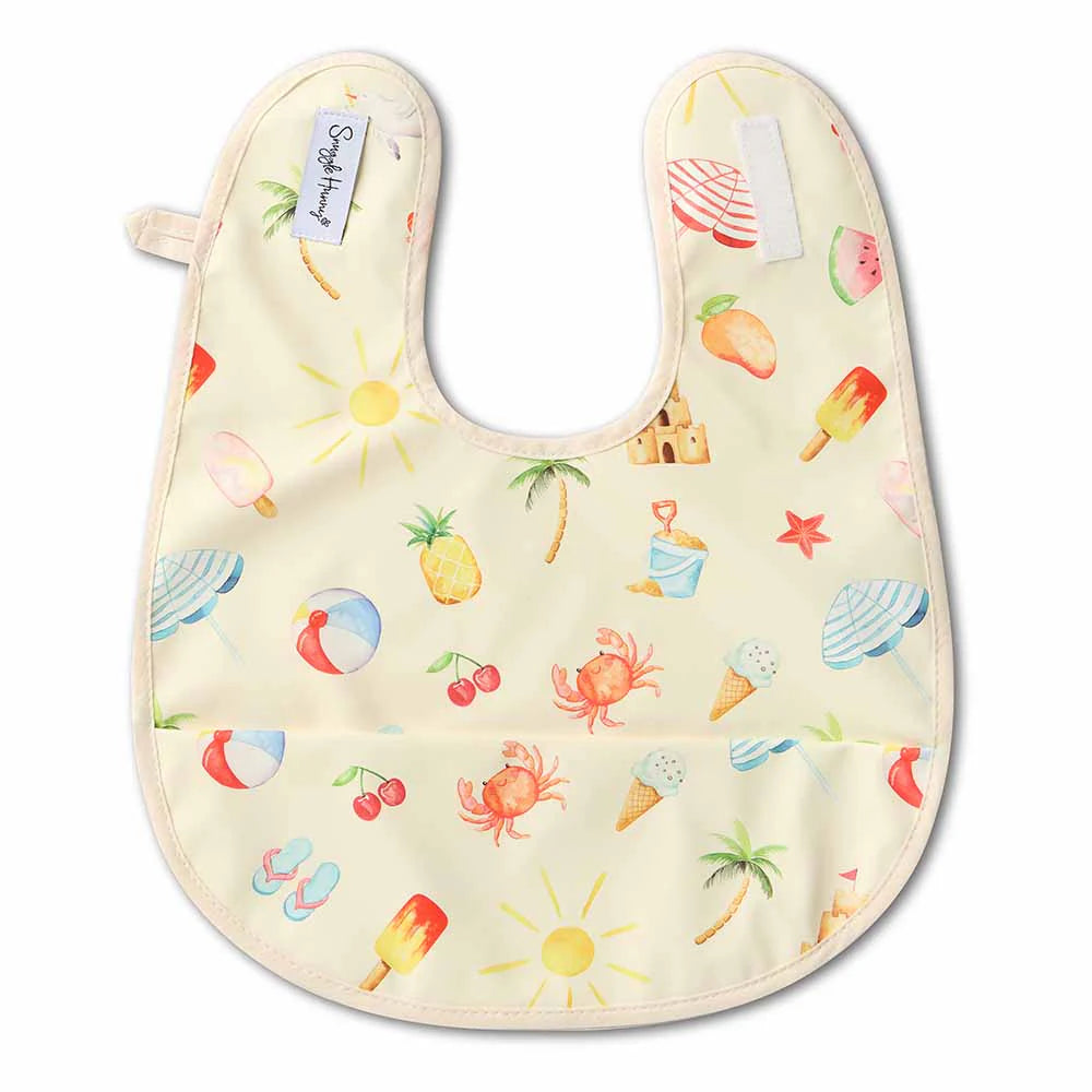 Beach Fun Snuggle Bib