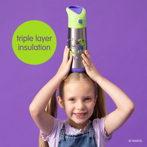Marvel Hulk Insulated Drink Bottle 500mL