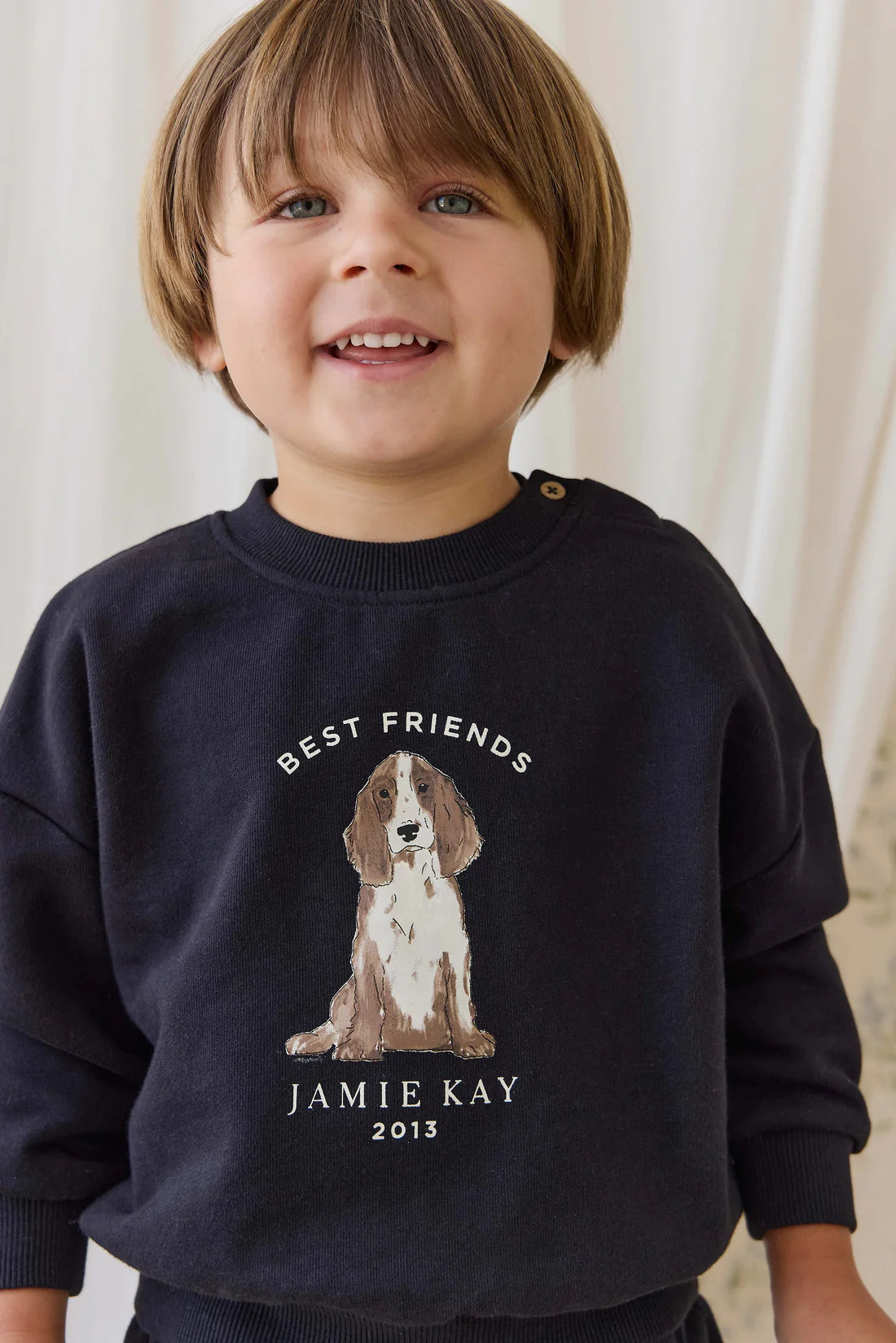 Organic Cotton Nash Sweatshirt Eclipse Best Friends
