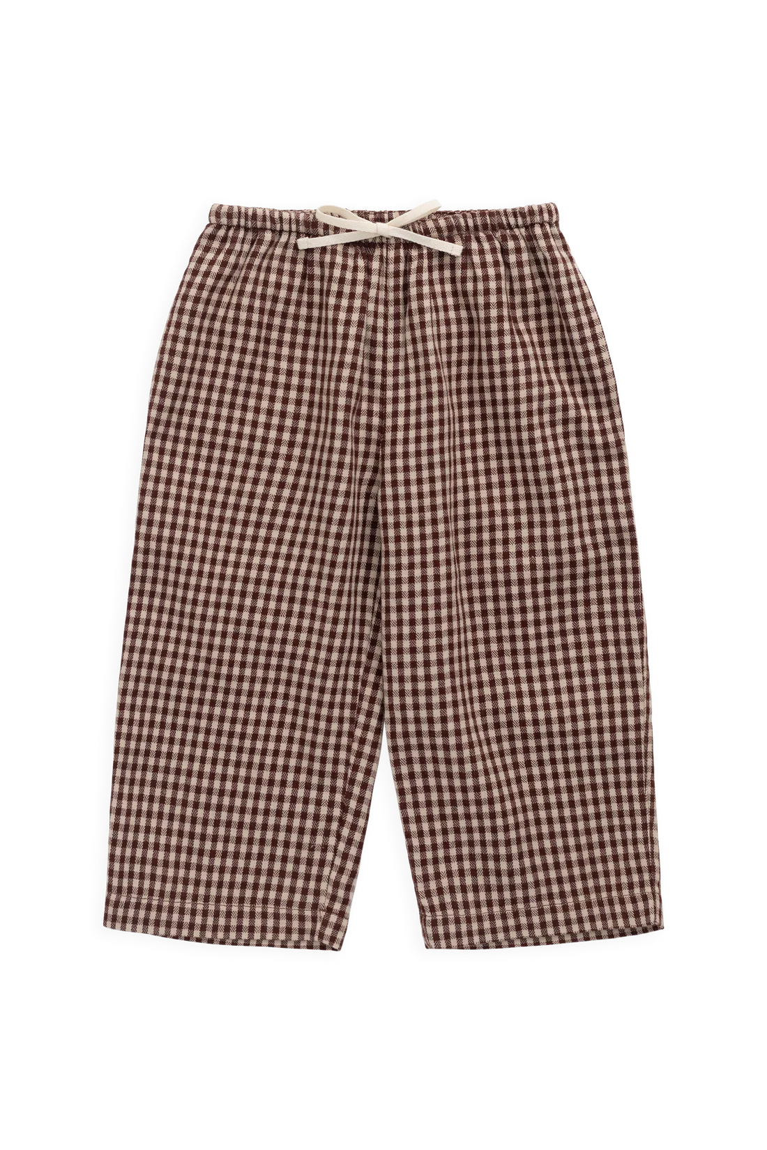 Organic Cotton Kenji Pant Cinnamon Gingham