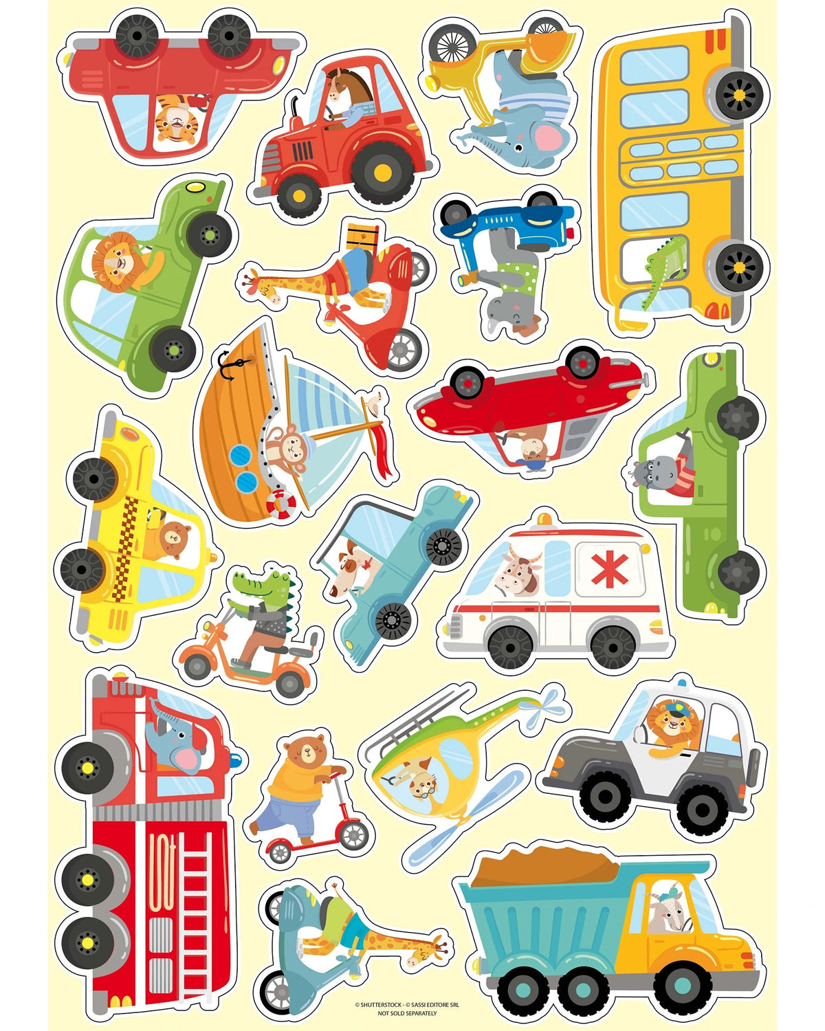 Sassi Mega Arts & Crafts Box – Vehicles | Aster & Ruby