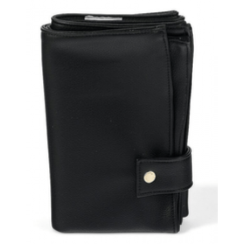Nappy Changing Pouch Black Vegan Leather