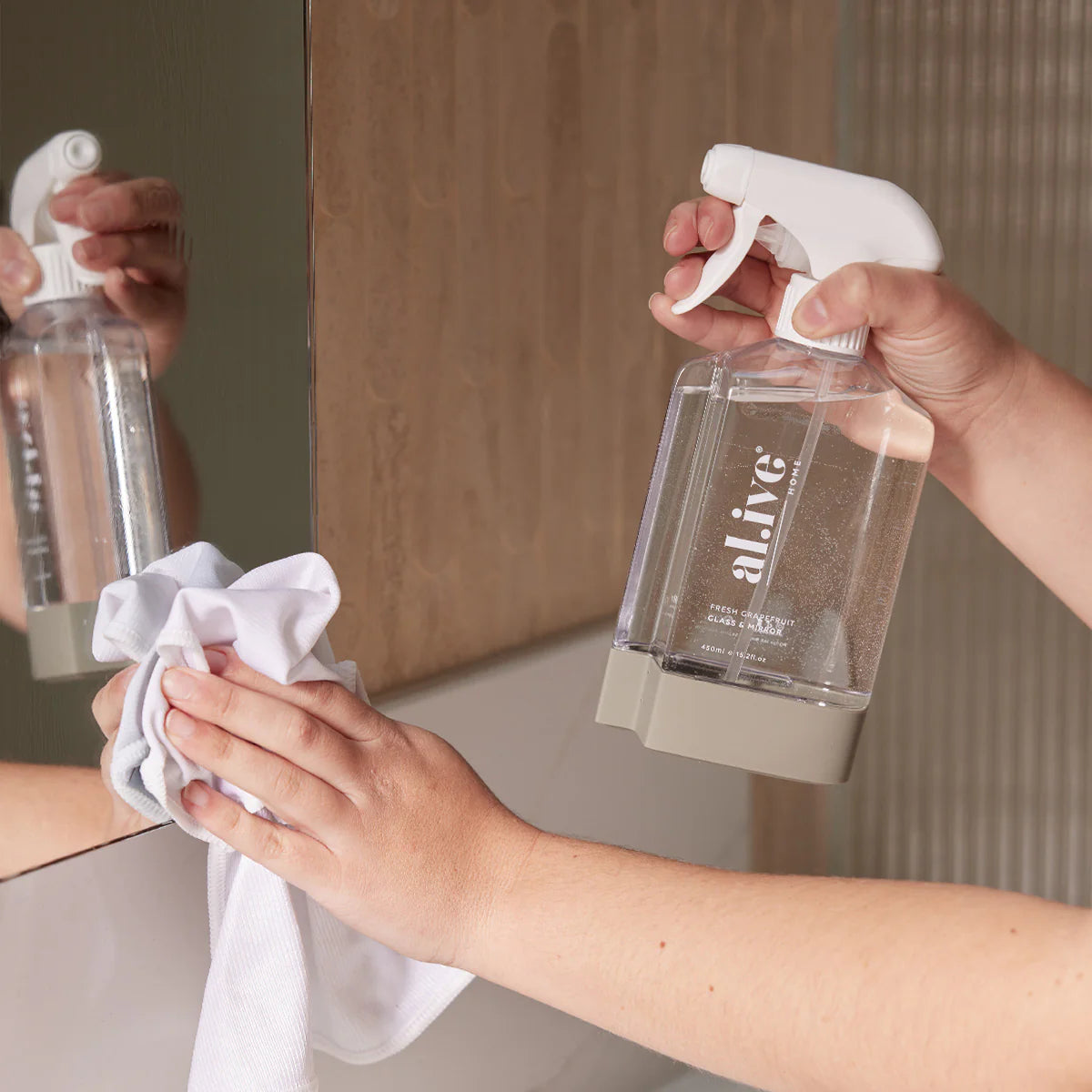 Home Cleaning Glass & Mirror Microfibre Cloth