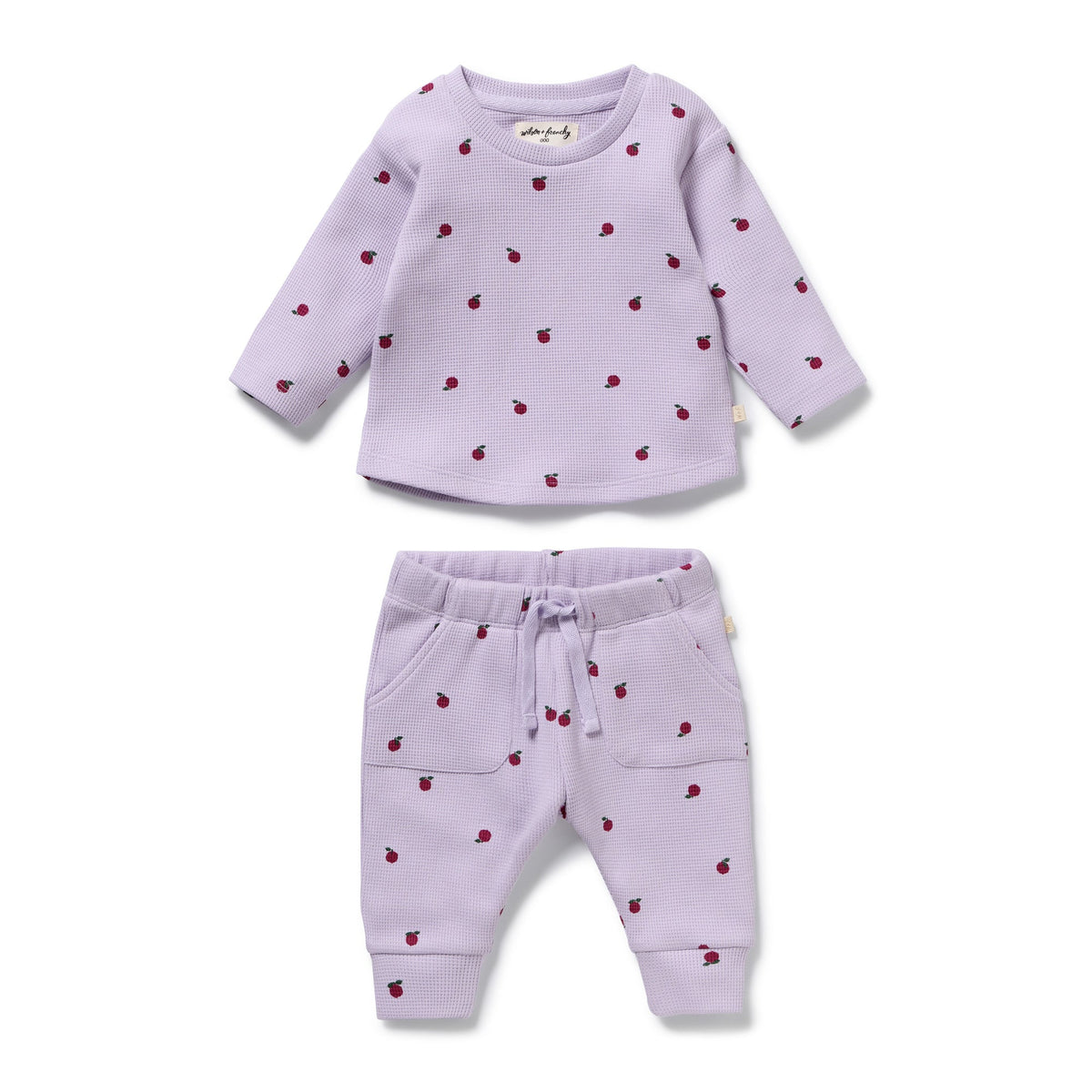 Berry Plums Organic Waffle Set - Berry Plums - Organic Cotton Waffle