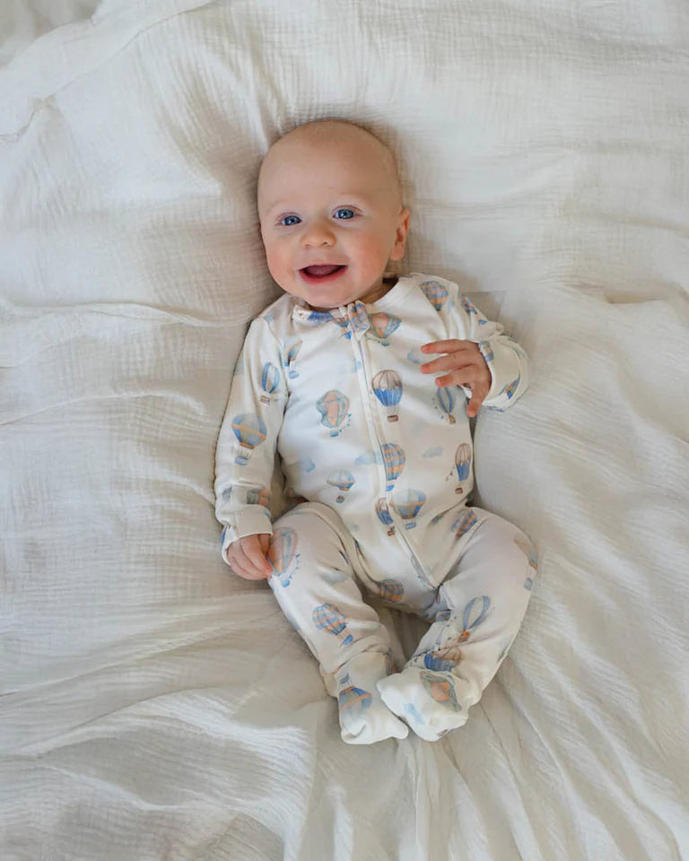 Sky High Organic LS Zipsuit