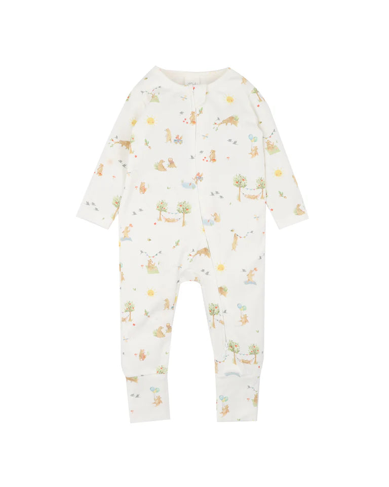 Bear Organic LS Zipsuit
