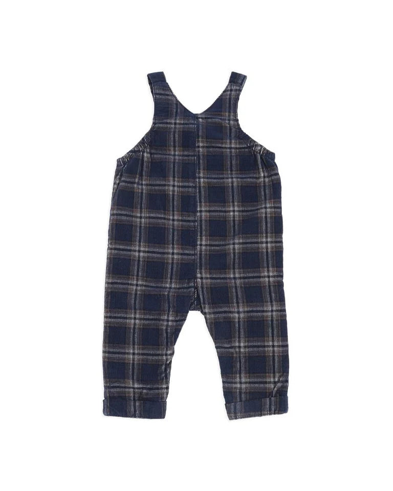 Jake Check Cord Overalls