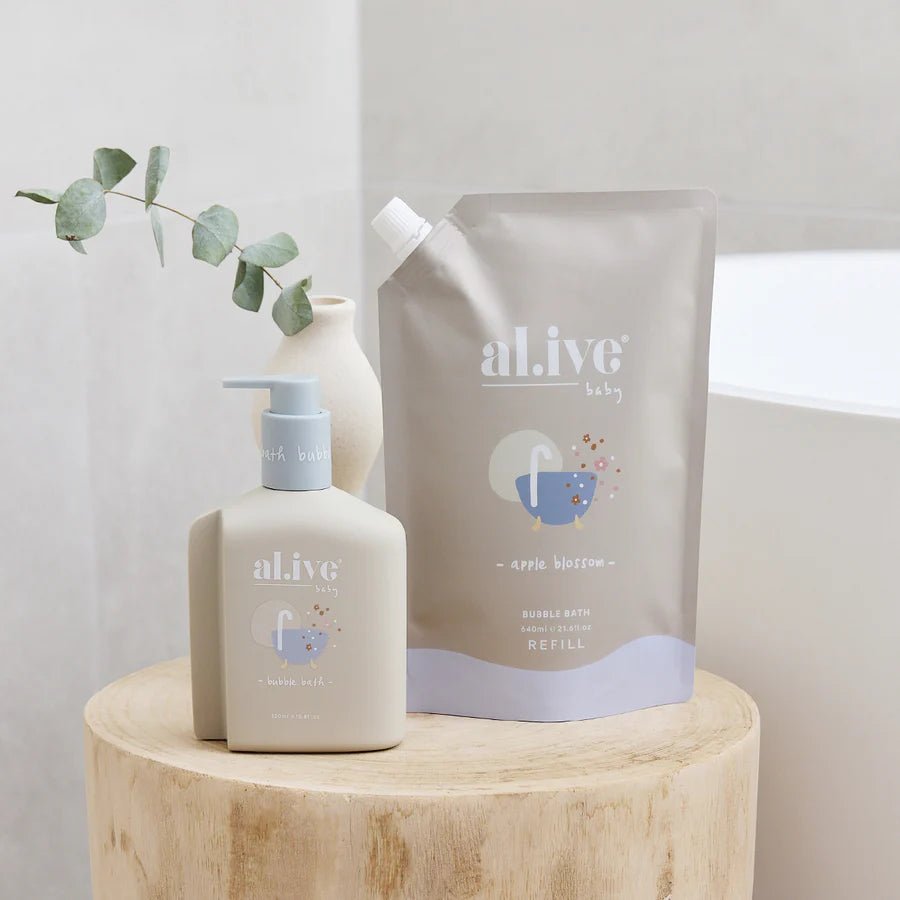 Al.ive Apple Blossom Bubble Bath Refill - Aster & Ruby