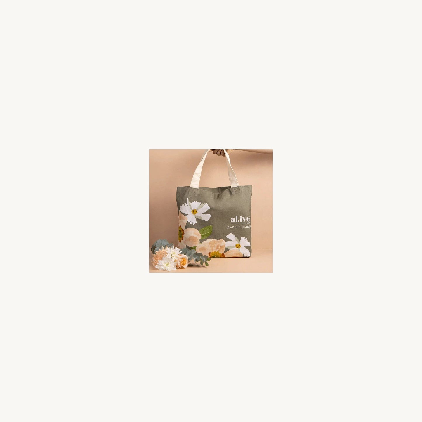 Al.ive Body Cotton Tote Bag | Aster & Ruby