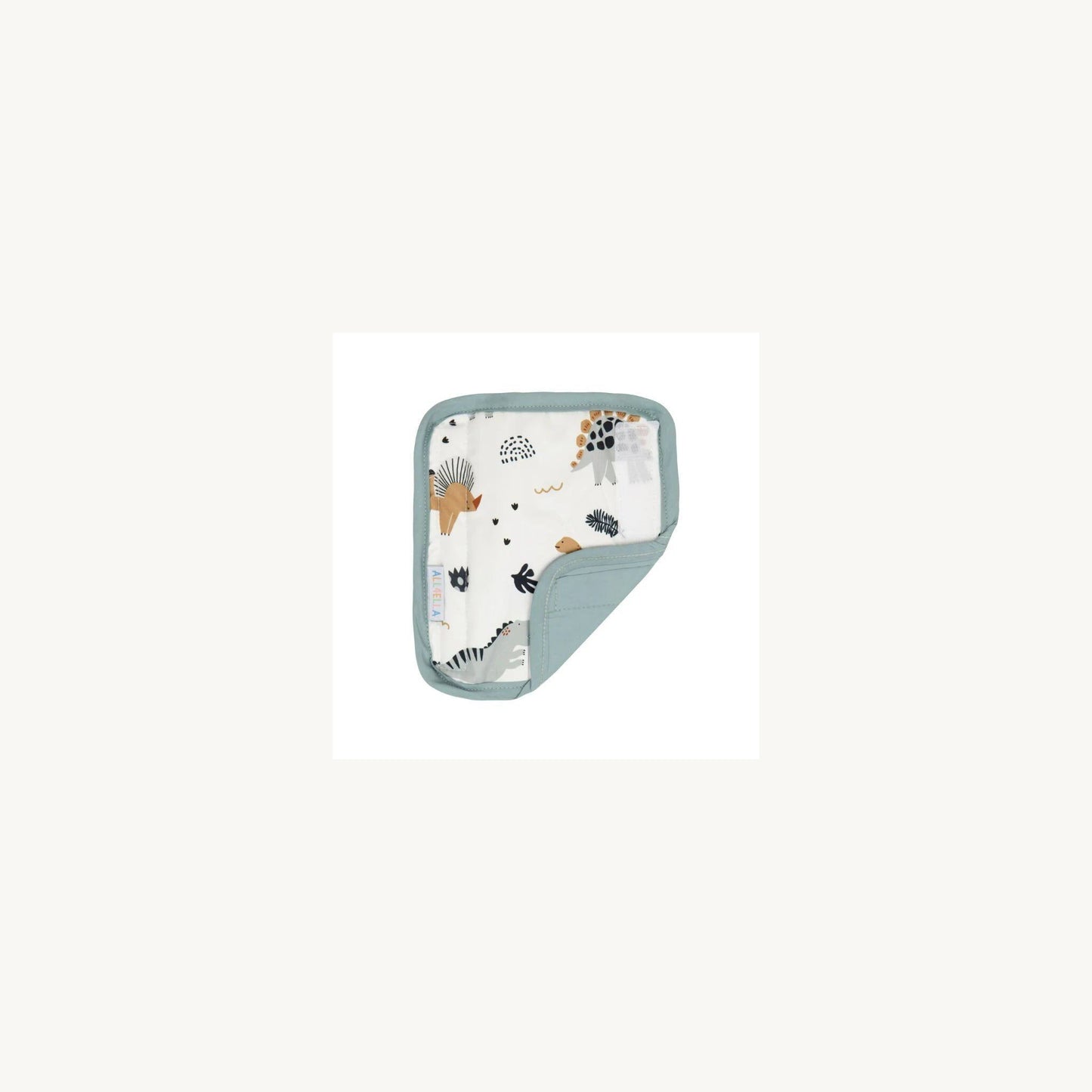 All4Ella Harness Covers & Pram Pegs Set Beige Dinosaurs | Aster & Ruby