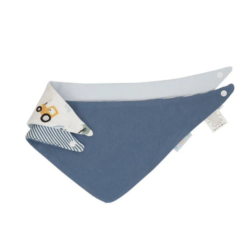 All4ella Reversible Bandana Bibs 2pk - Barnyard - Aster & Ruby