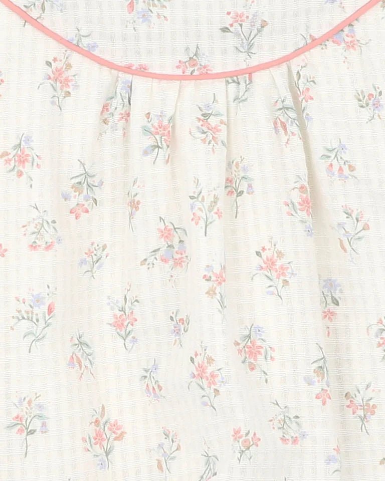 ANYA DISTY PRINT OVERLAY DRESS - Aster & Ruby