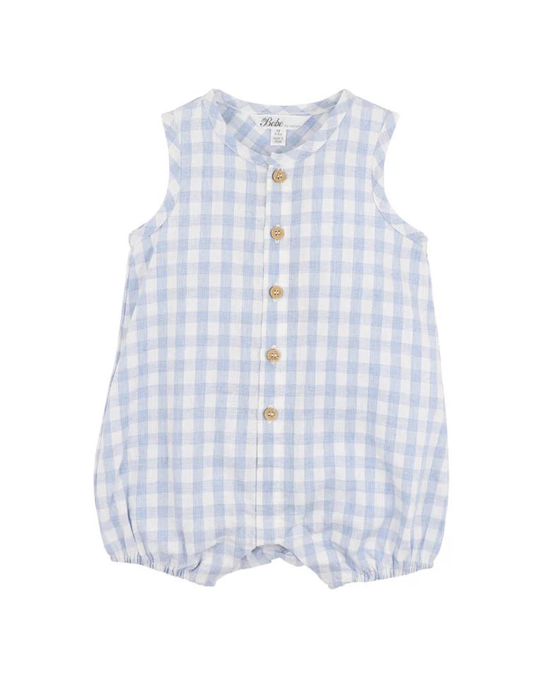 AXEL CHECK ROMPER - Aster & Ruby