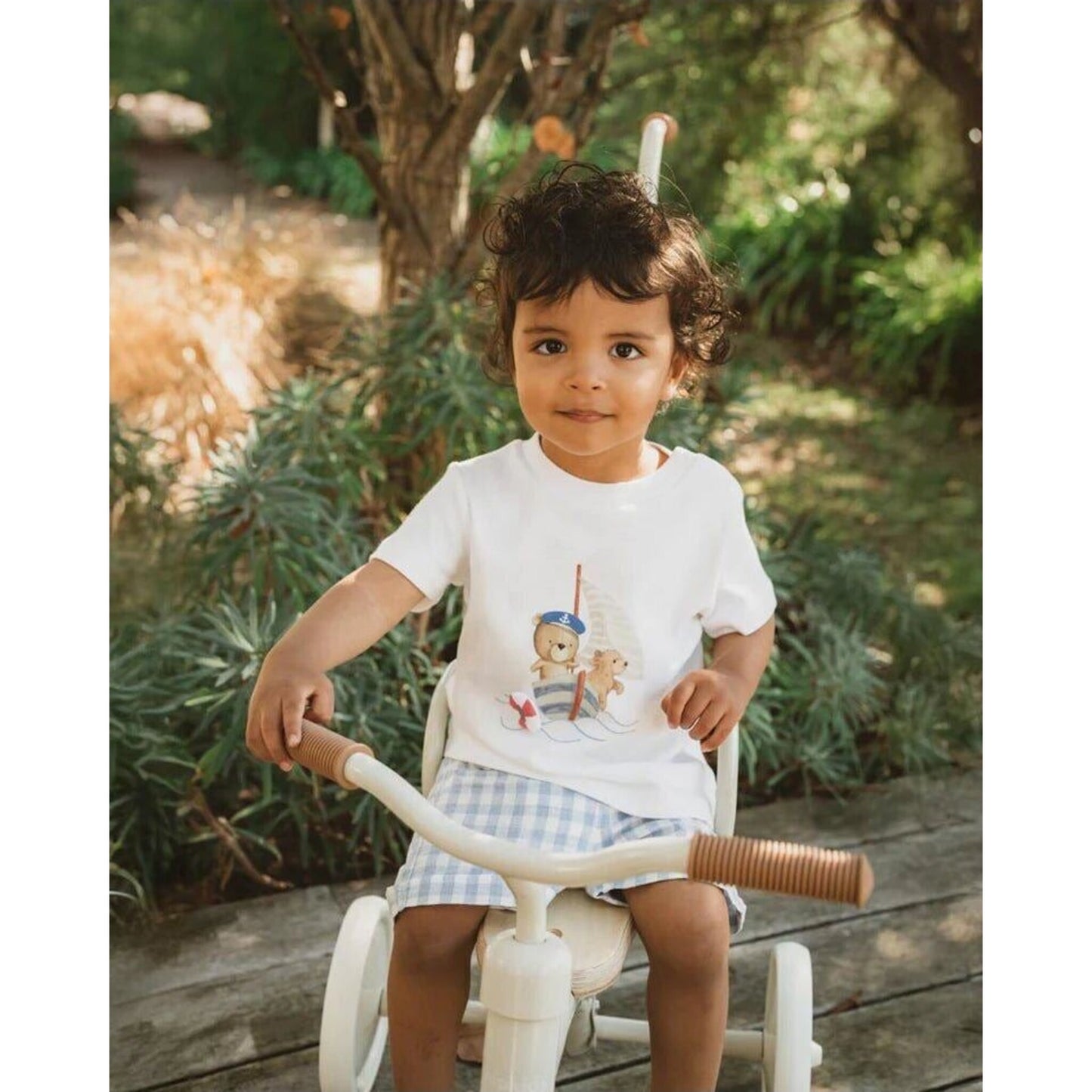 Bebe AXEL FRIENDS IN BOAT ORGANIC TEE | Aster & Ruby