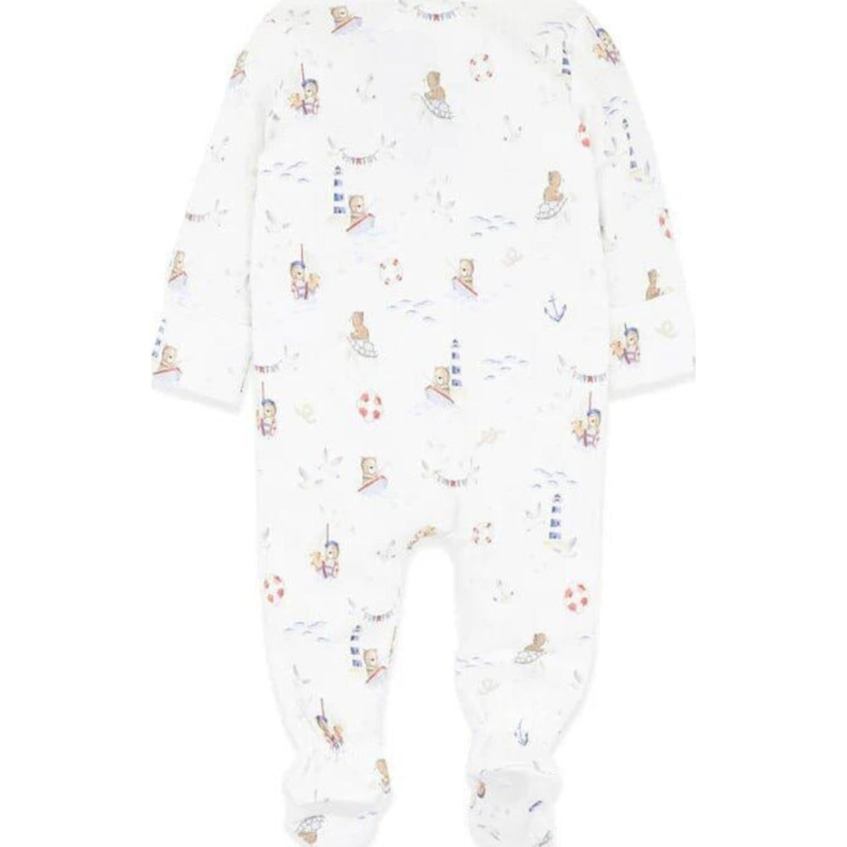 Bebe AXEL ORGANIC PRINT LS ZIP ROMPER | Aster & Ruby