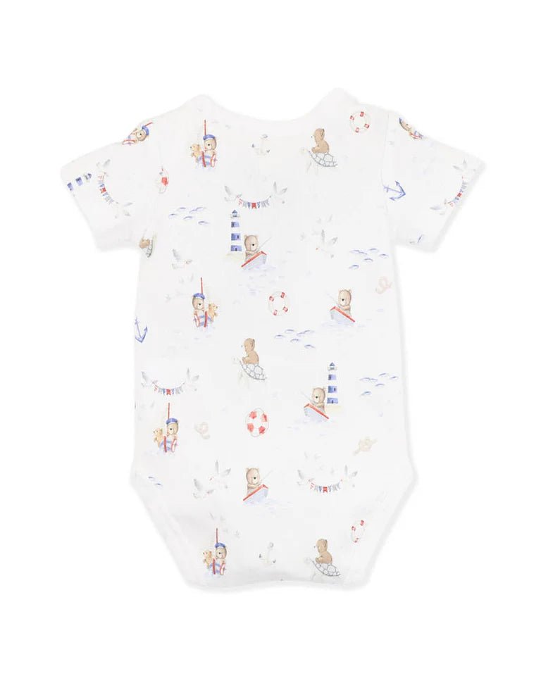 AXEL PRINT ORGANIC BODYSUIT - Aster & Ruby