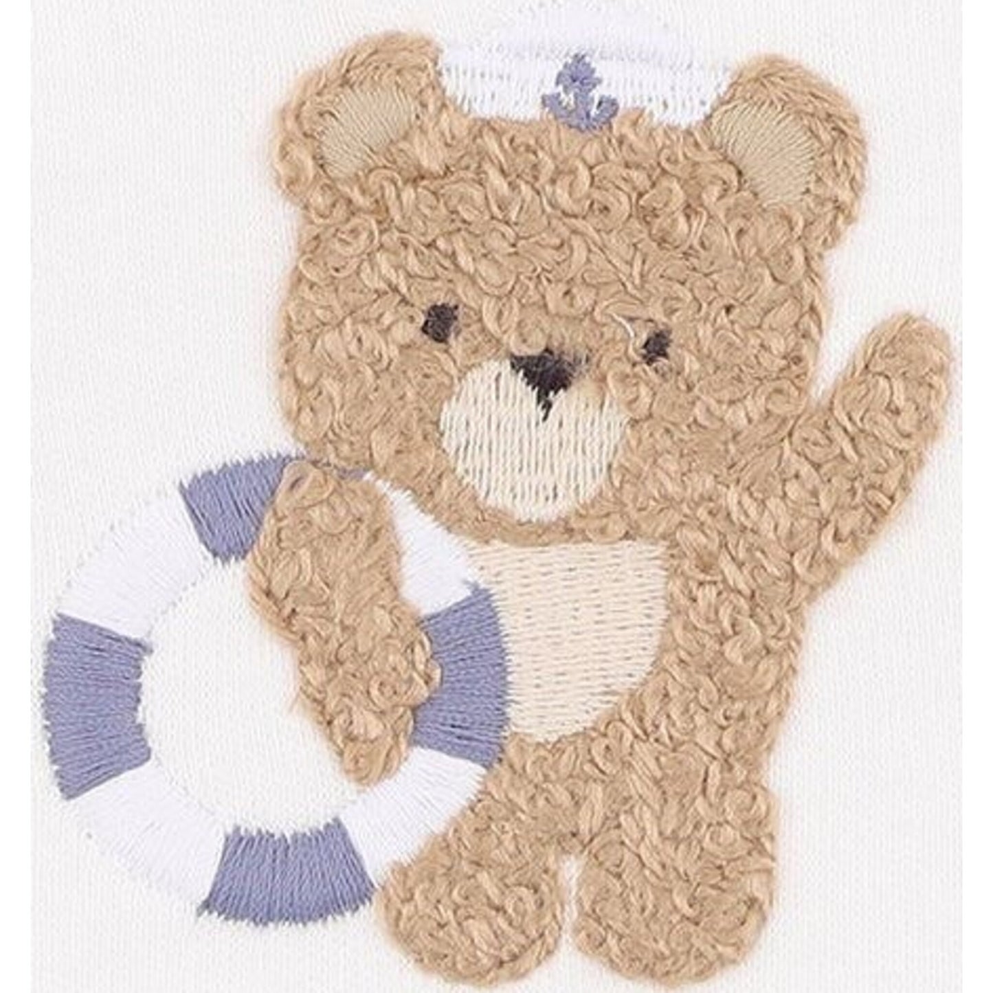 Bebe AXEL SAILOR BEAR ORGANIC BODYSUIT | Aster & Ruby