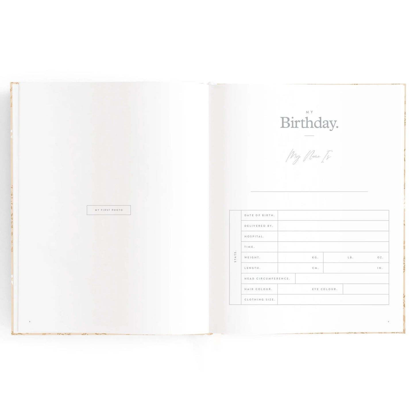 Baby Book Cedarwood - Aster & Ruby