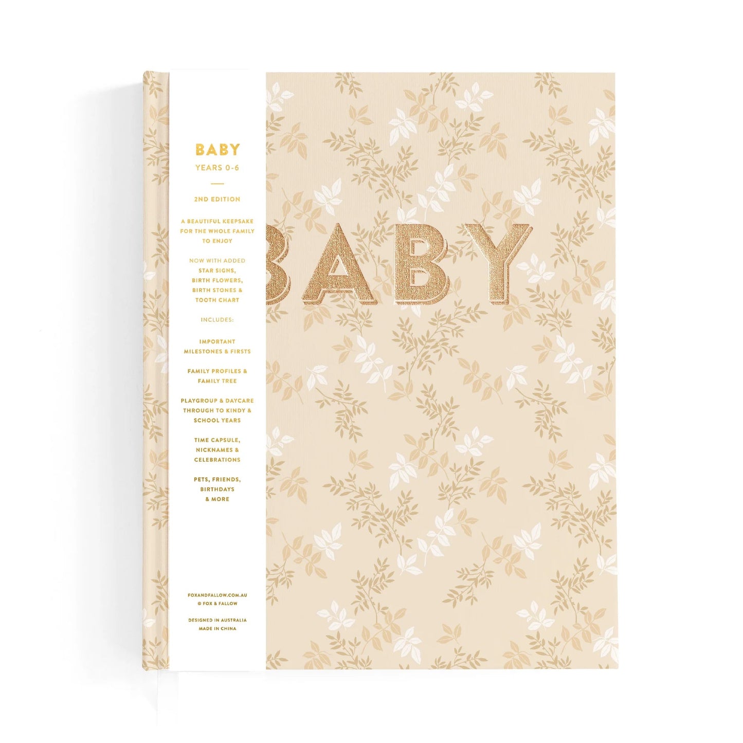 Baby Book Cedarwood - Aster & Ruby