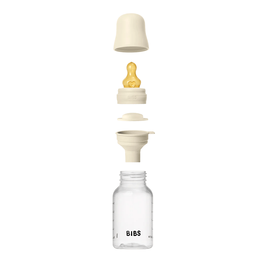 Baby Bottle Latex 150ml Slow Flow Ivory - Aster & Ruby
