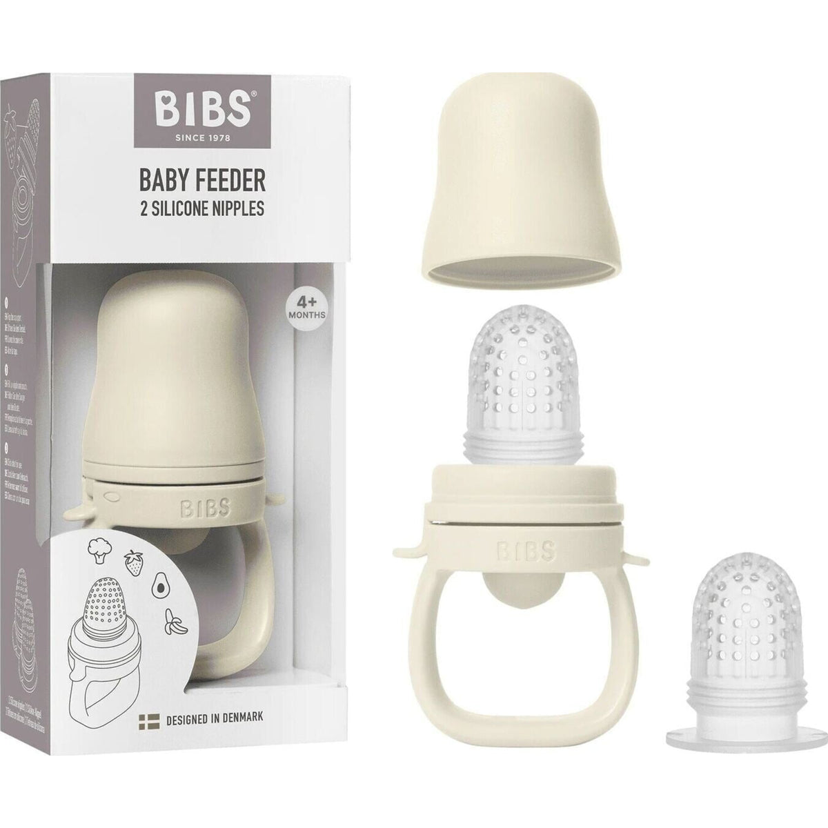BIBS Baby Feeder Ivory | Aster & Ruby