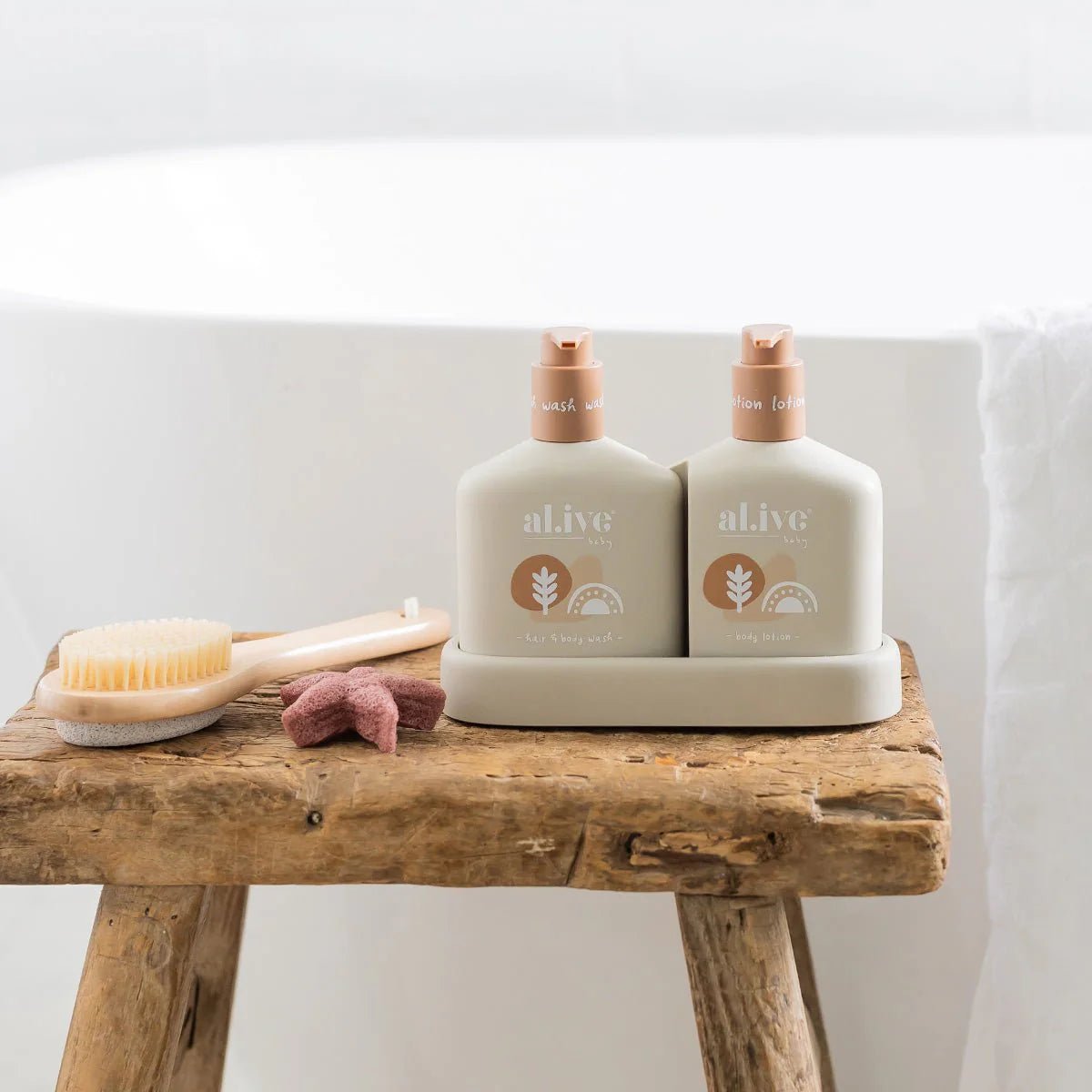 Baby Hair & Body Duo Calming Oatmeal - Aster & Ruby