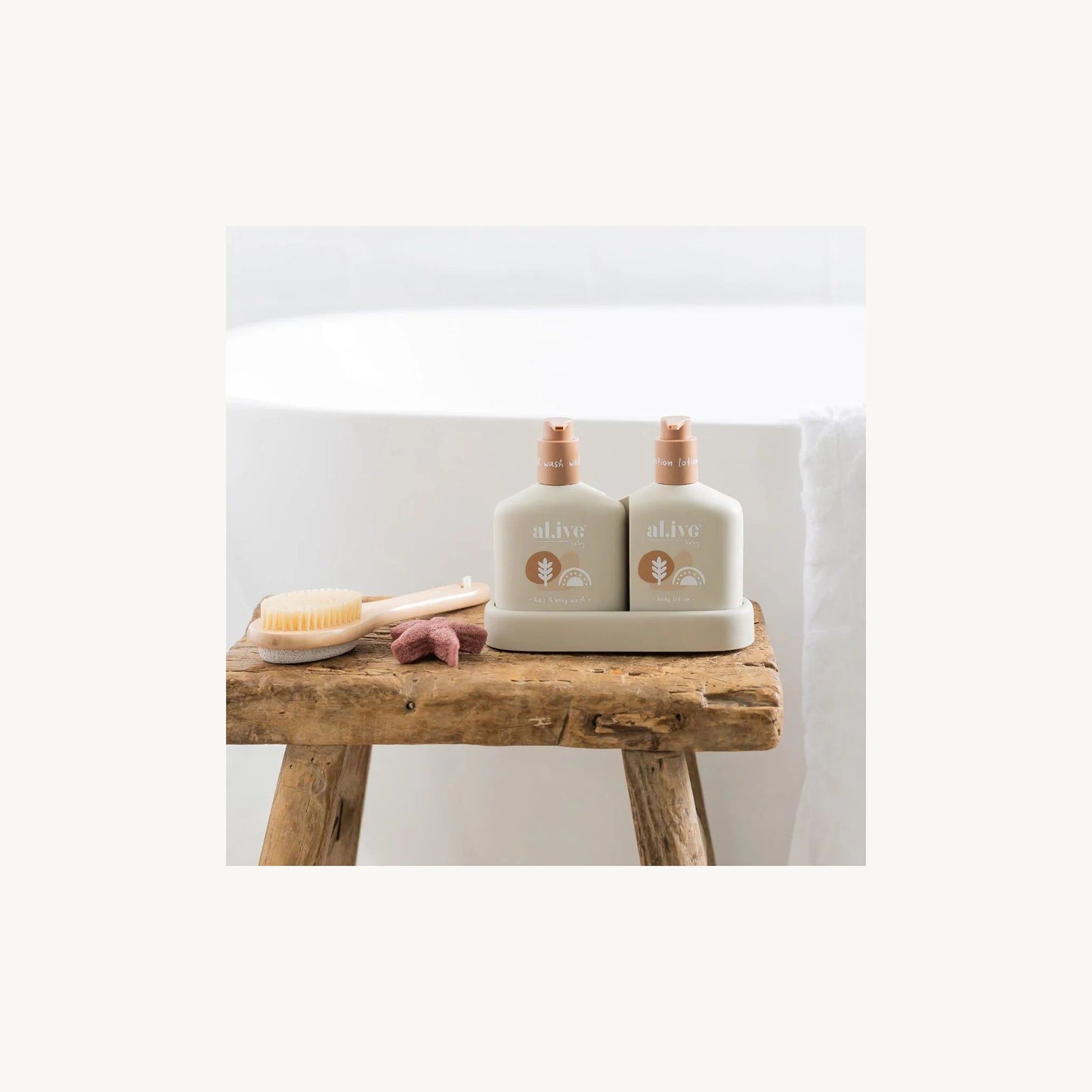 Al.ive Body Baby Hair & Body Duo Calming Oatmeal | Aster & Ruby