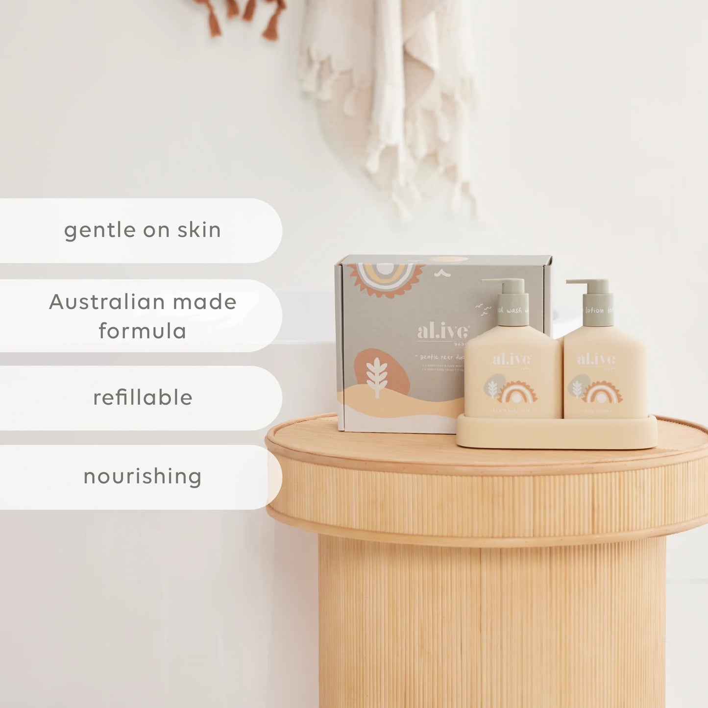 Baby Hair & Body Duo Gentle Pear - Aster & Ruby