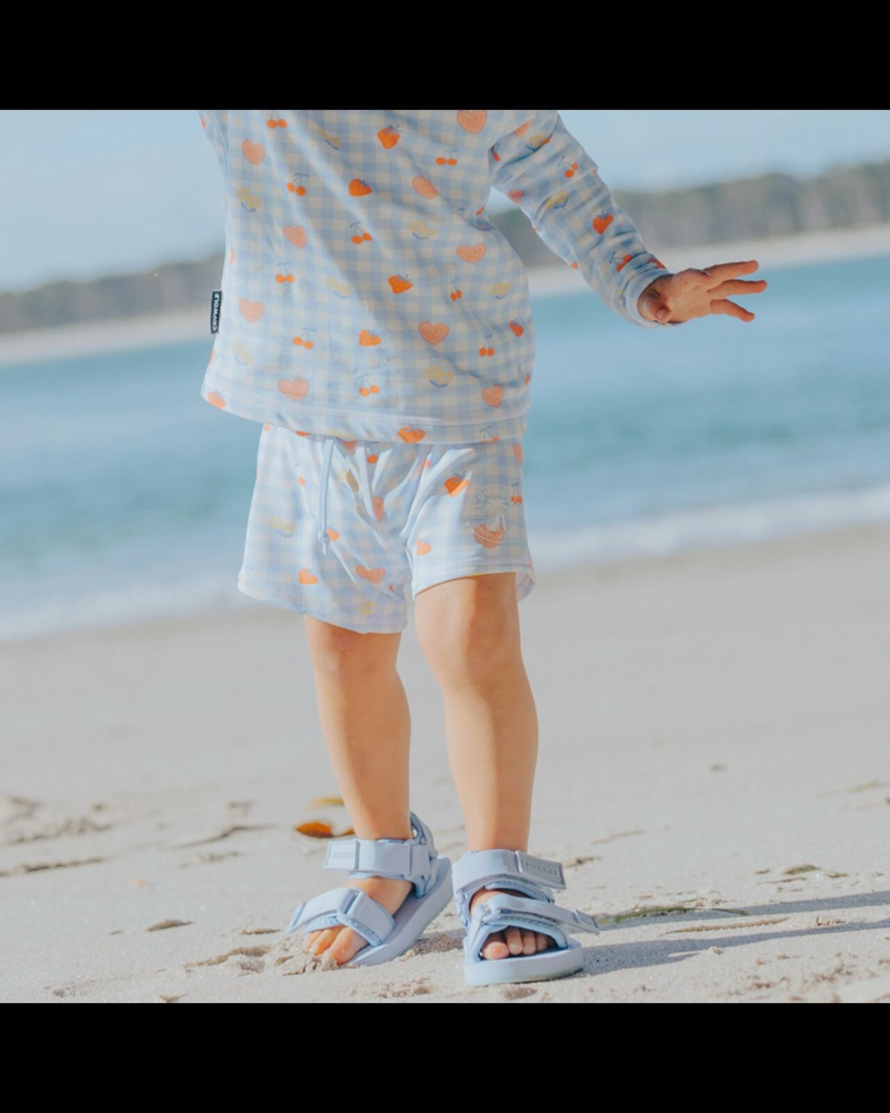 Baby Swim Short Lucky Picnic – 3-6M, 6-12M, 1YR, 2YR, 3YR – Aster & Ruby