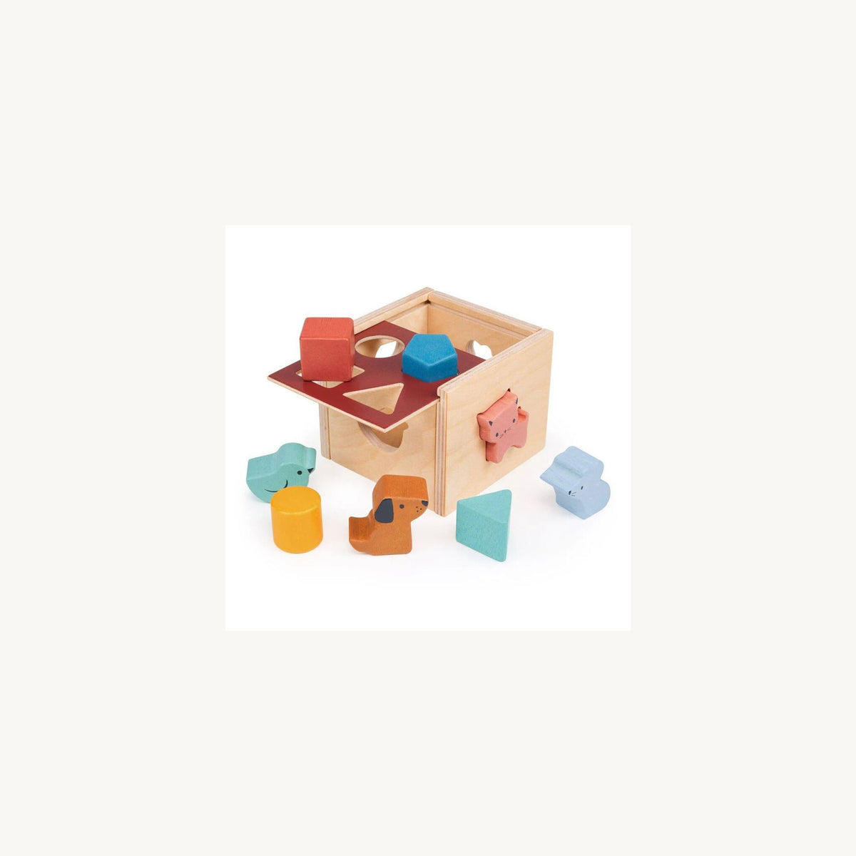 Mentari Bambino Shape Sorting Cube | Aster & Ruby