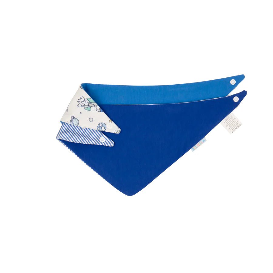 Bandana Bibs 2pk Blast Off - Aster & Ruby
