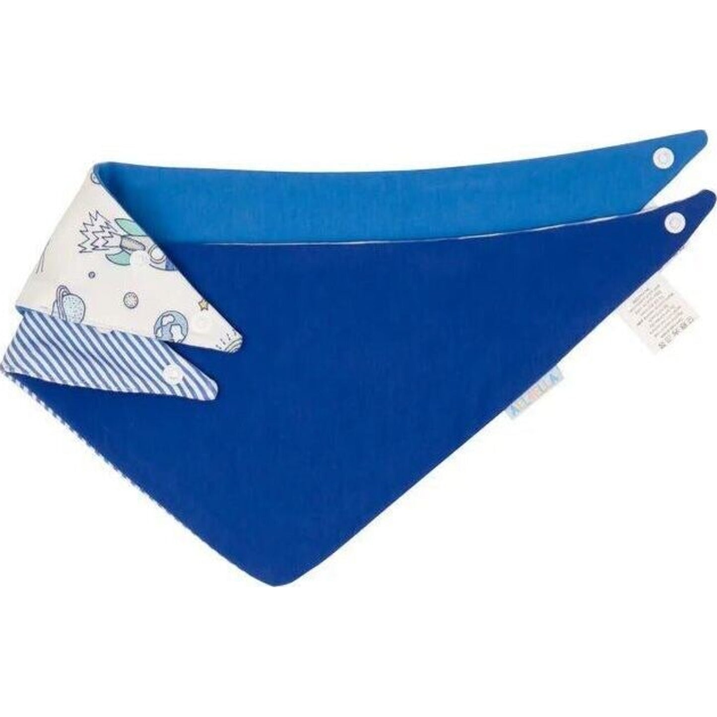 All4Ella Bandana Bibs 2pk Blast Off | Aster & Ruby