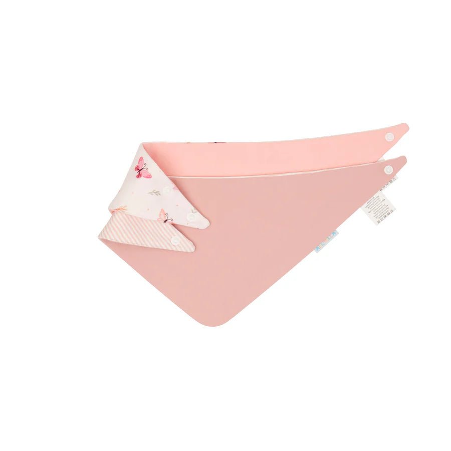 Bandana Bibs 2pk Sweet Butterfly - Aster & Ruby