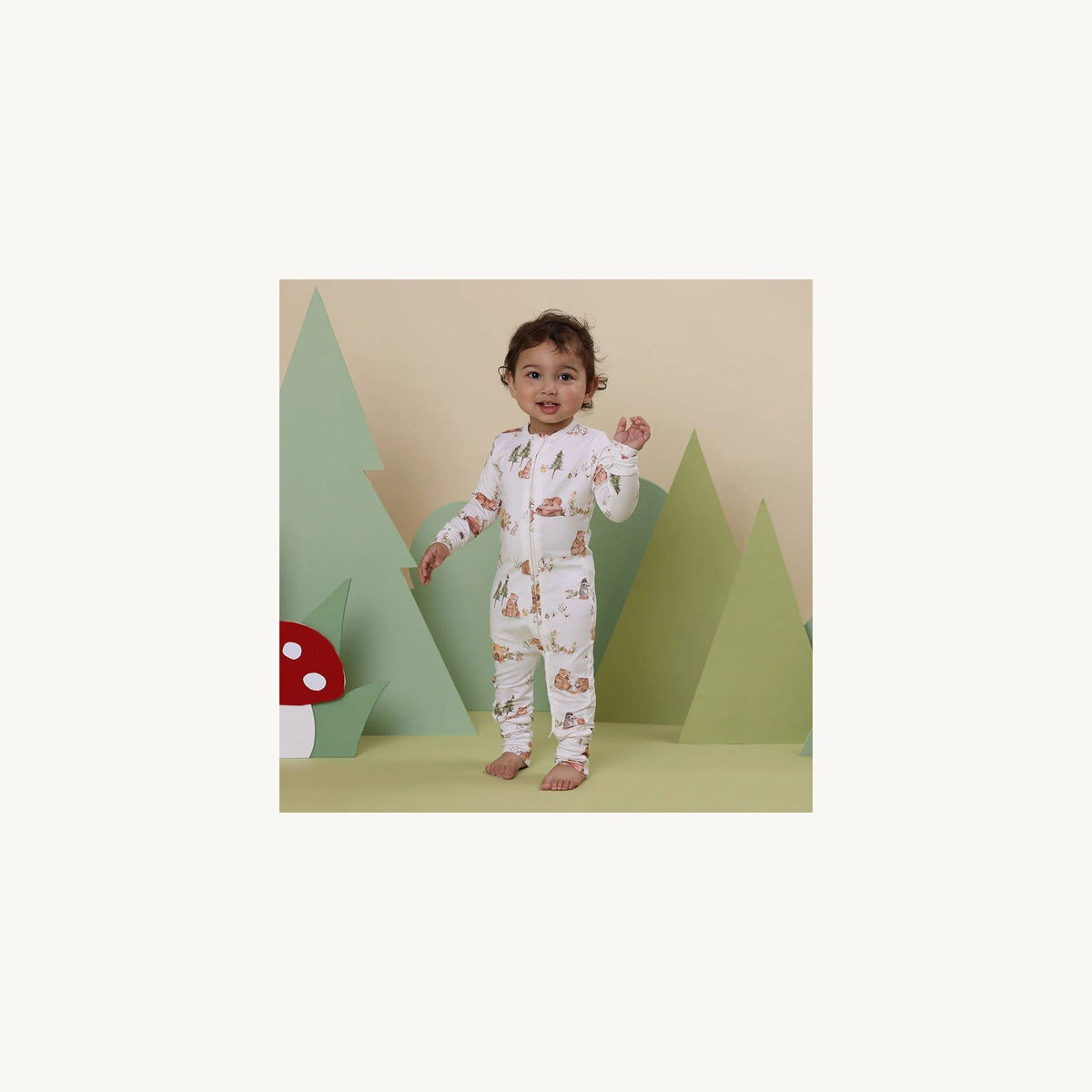 Snuggle Hunny Kids Bears Organic Snugglesuit Convertible Romper | Aster & Ruby