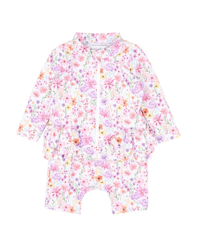 Bebe LS Rash Suit - Nadia Print - Aster & Ruby
