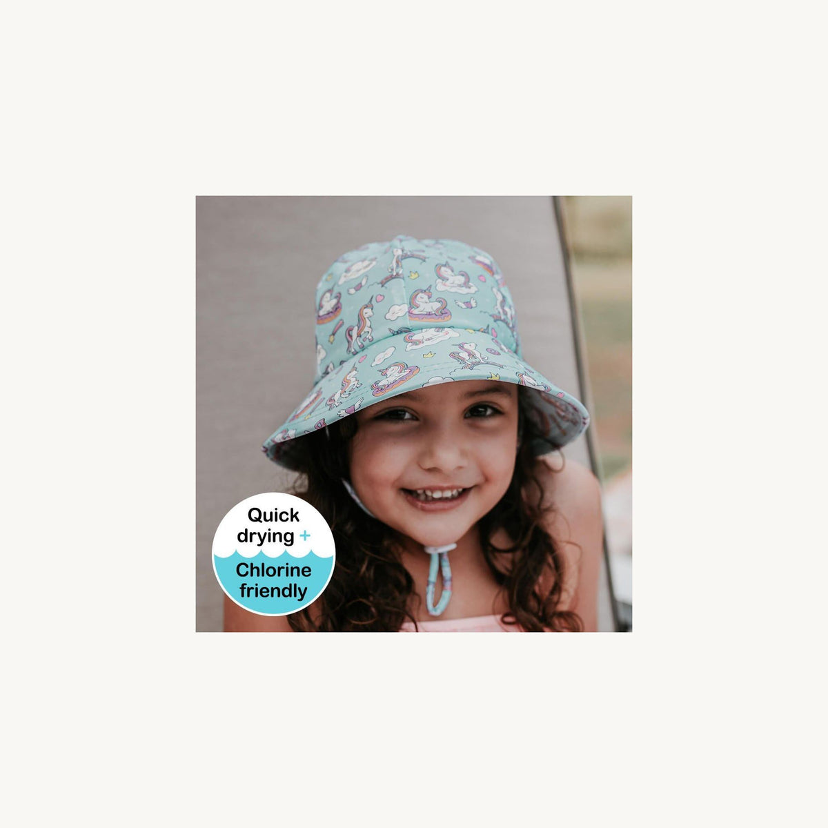 Bedhead Bedhead Ponytail Swim Bucket Beach Hat - Unicorn | Aster & Ruby
