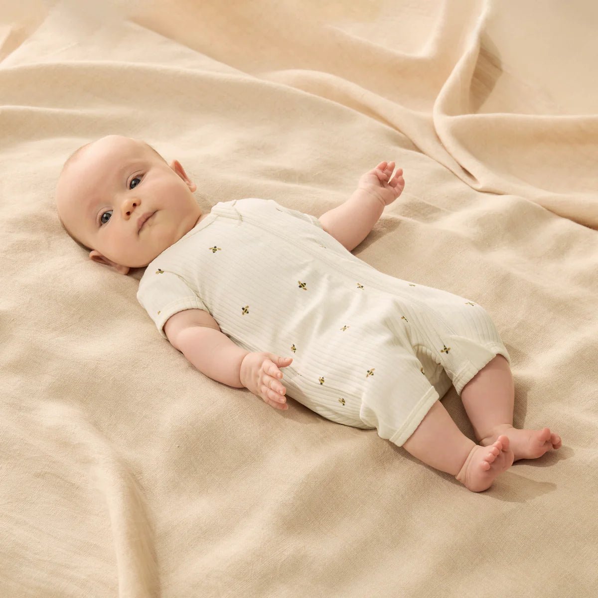 Bee Mine Organic Boyleg Zipsuit - Aster & Ruby