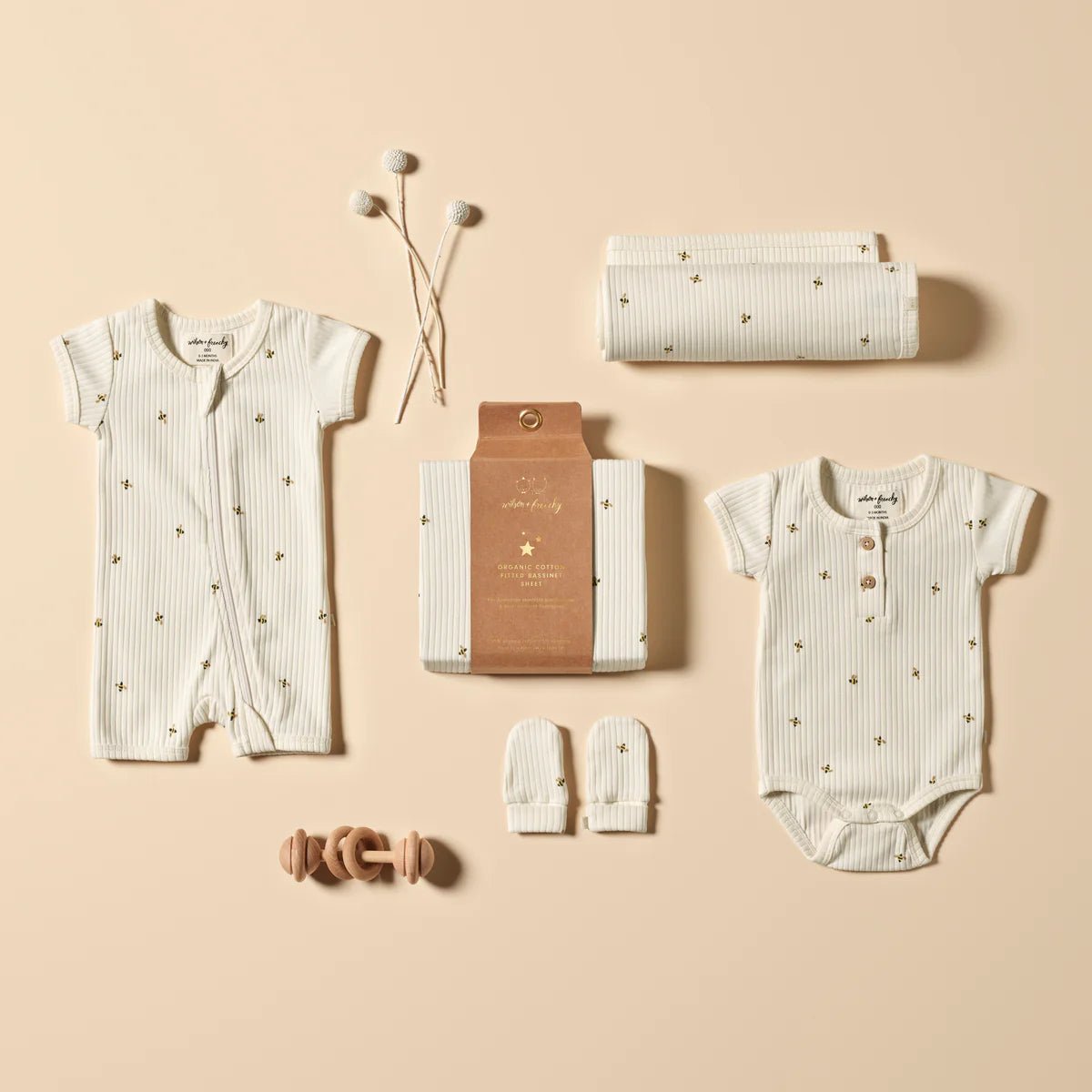 Bee Mine Organic Boyleg Zipsuit - Aster & Ruby