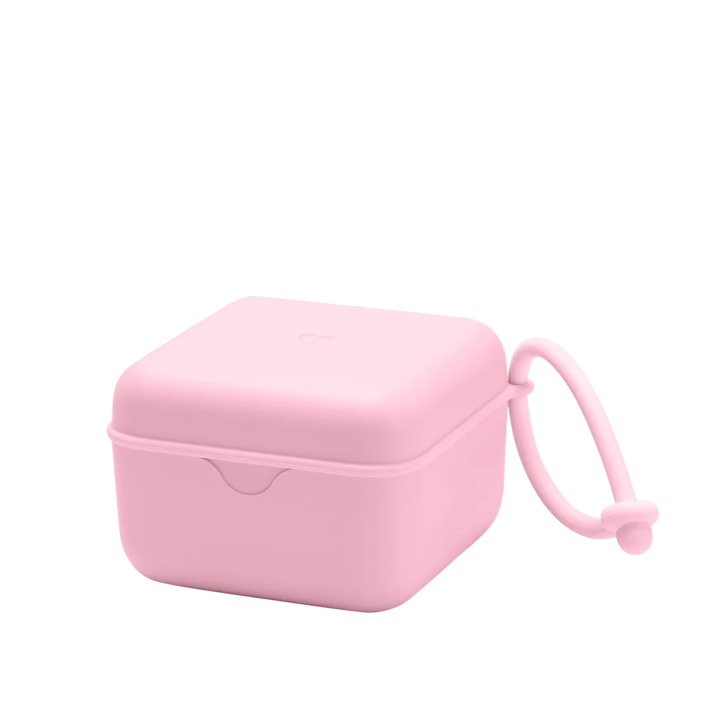 BIBS Pacifier Box Baby Pink | Aster & Ruby