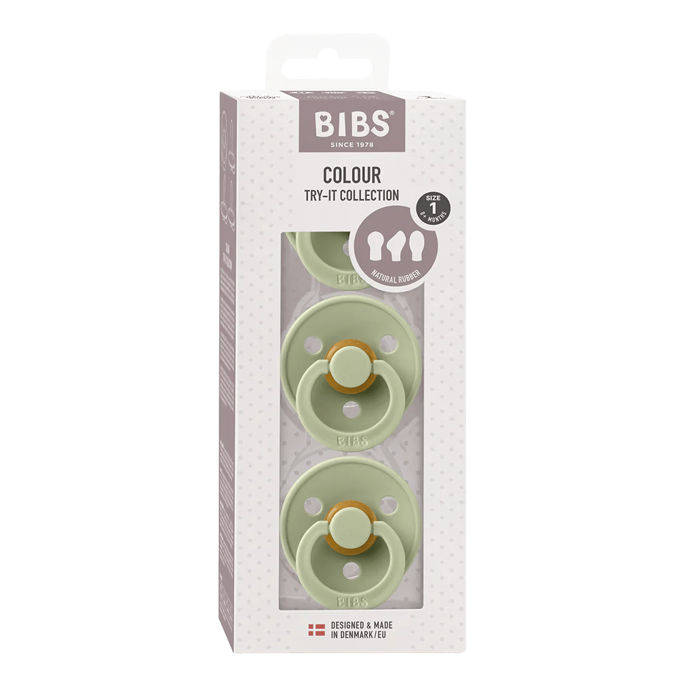 BIBS Try-it Colour 3pk Sage-Aster & Ruby