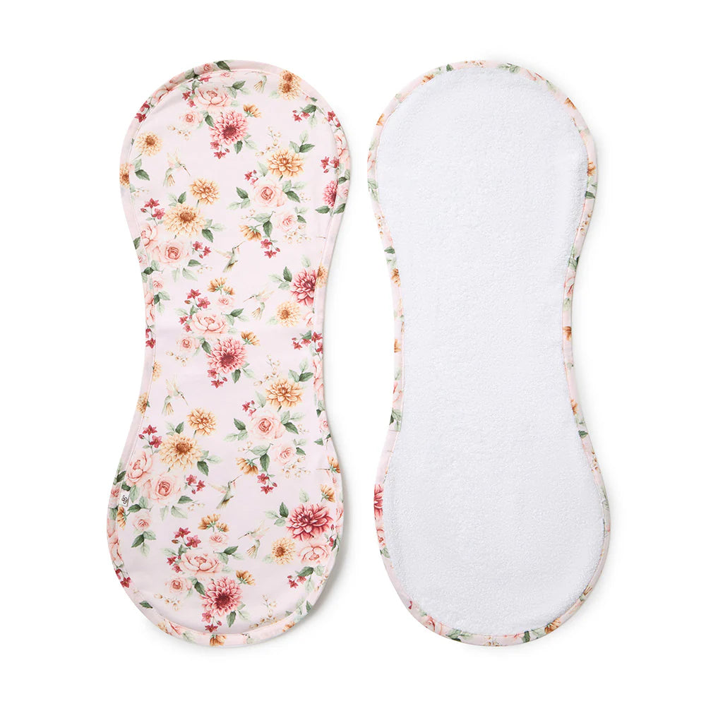Birds & Blooms Organic Cotton Burp Cloth