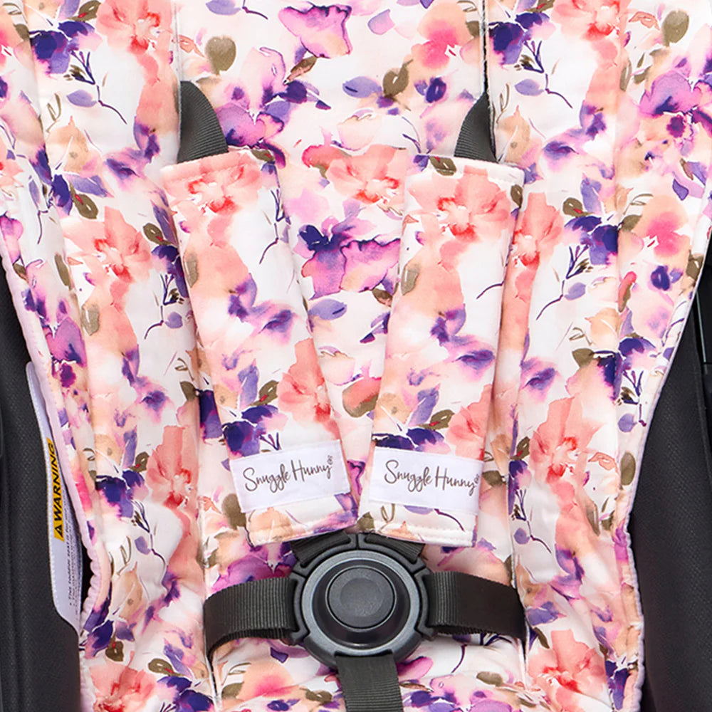 Universal Reversible Pram Strap Covers Blushing Beauty