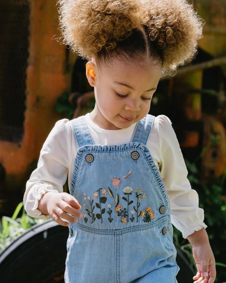 Botanica Embroided Overalls - Aster & Ruby