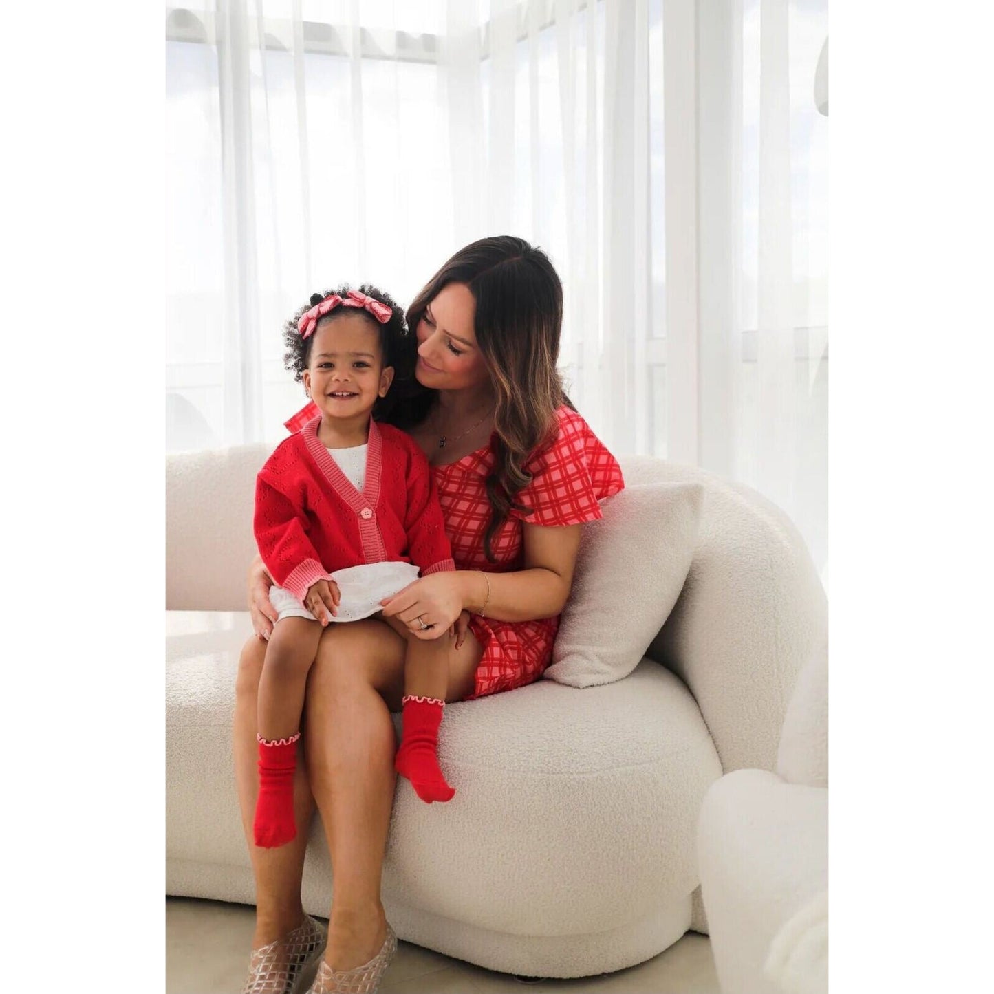 Ziggy Lou CARDIGAN | SCARLET | Aster & Ruby