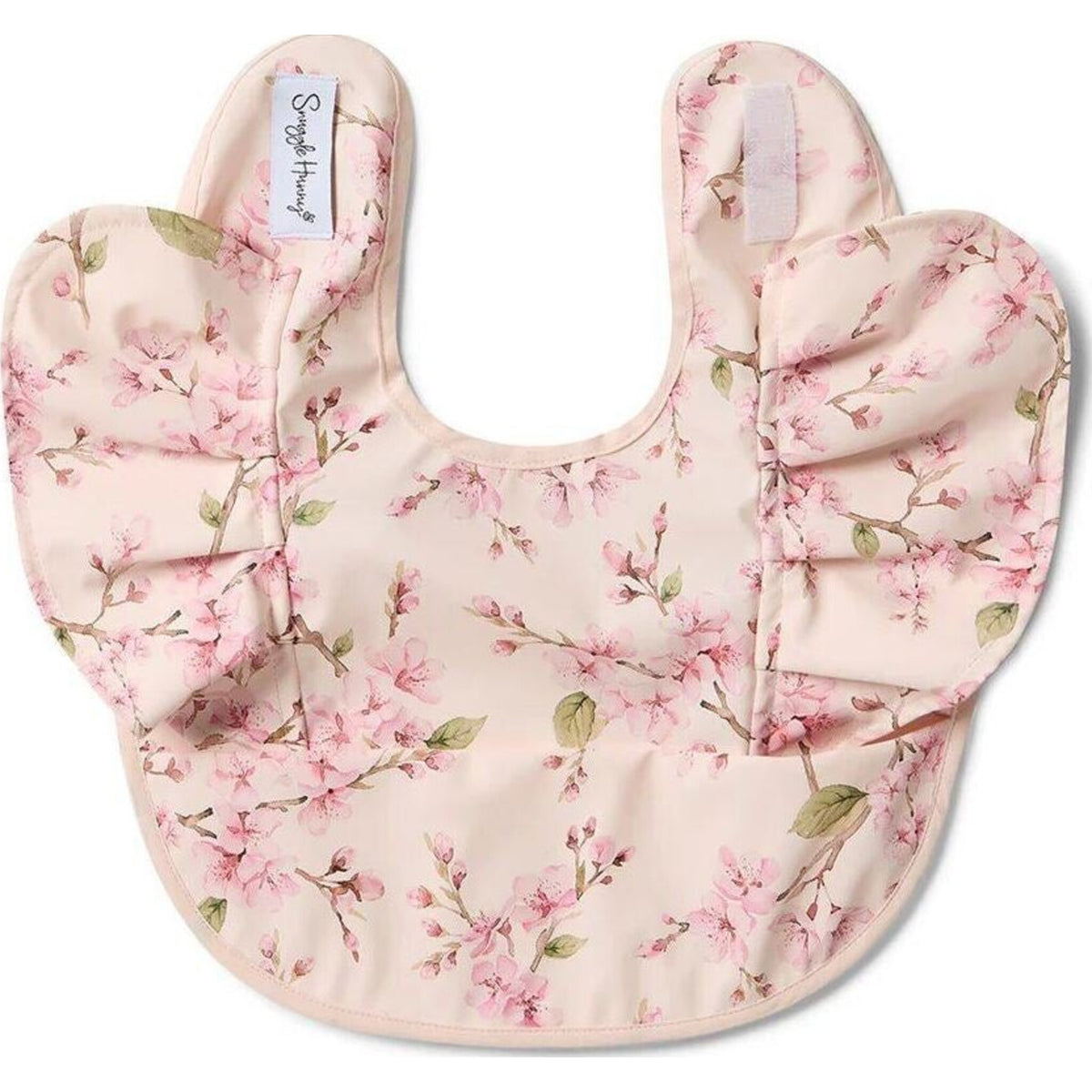 Snuggle Hunny Kids Cherry Blossom Frill Snuggle Bib | Aster & Ruby